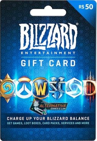 Gift Card Blizzard R$50,00