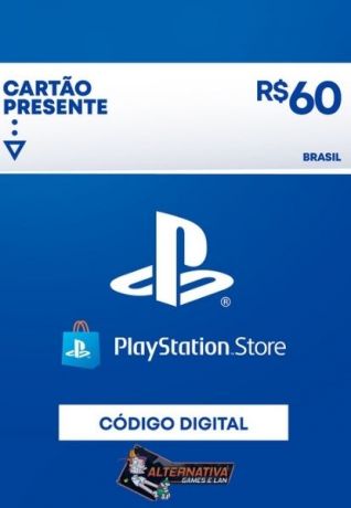 PlayStation Store - Cartão Presente Digital [Exclusivo Brasil] R$ 60