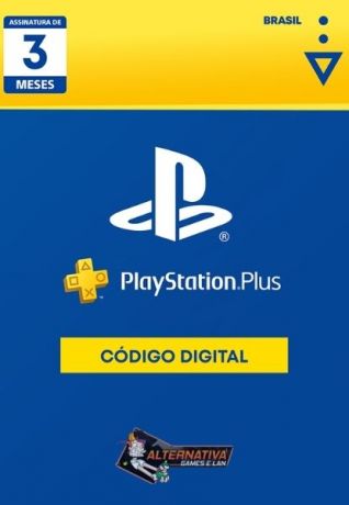 PlayStation Plus: 3 Meses de Assinatura - Digital [Exclusivo Brasil]