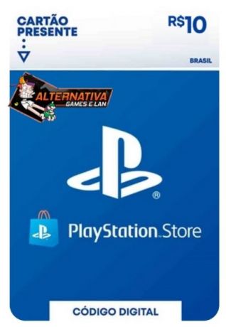 PlayStation Store - Cartão Presente Digital [Exclusivo Brasil] R$ 10
