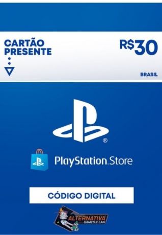 PlayStation Store - Cartão Presente Digital [Exclusivo Brasil] R$ 30